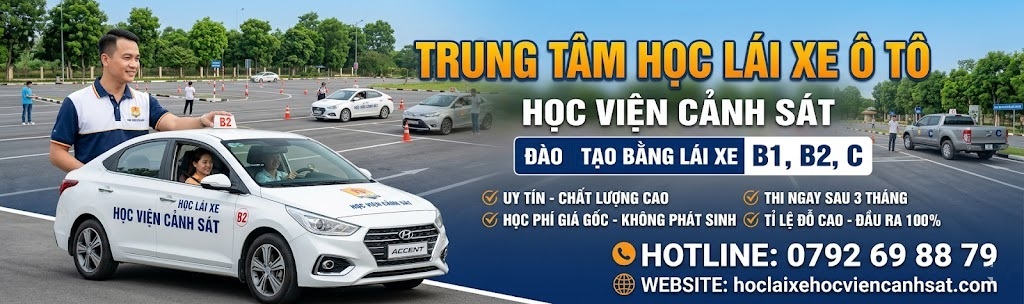 Trung tâm lái xe học viện cảnh sát