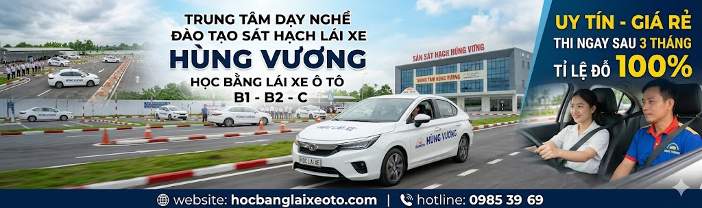 Trung tâm đào tạo sát hạch lái xe Hùng Vương