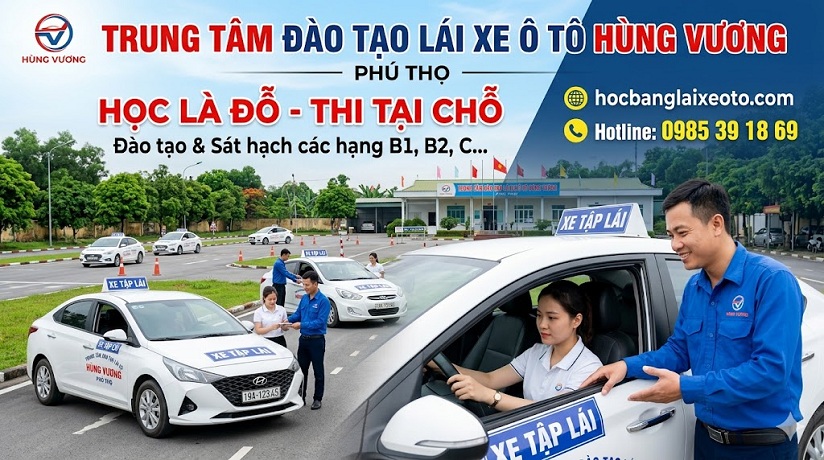 hoc-lai-xe-o-to-hung-vuong-phu-tho