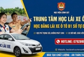 Học bằng lái xe ô tô B1 số tự động Học Viện Cảnh Sát