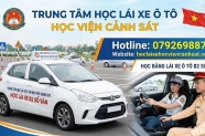 Học bằng lái xe ô tô B2 số sàn tại Học Viện Cảnh Sát chính quy